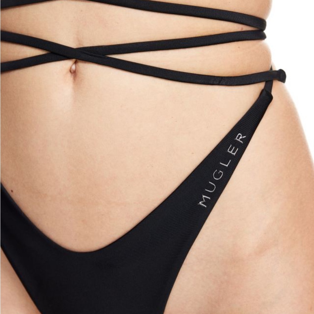 H&M and Mugler Tie Bikini Bottoms